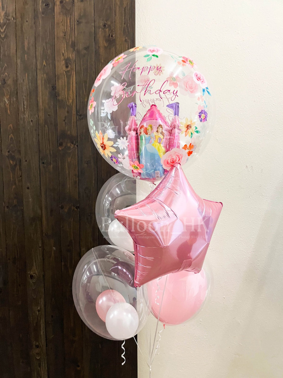迪士尼公主氣球｜兒童派對氣球｜卡通城堡氣球｜BalloonHK