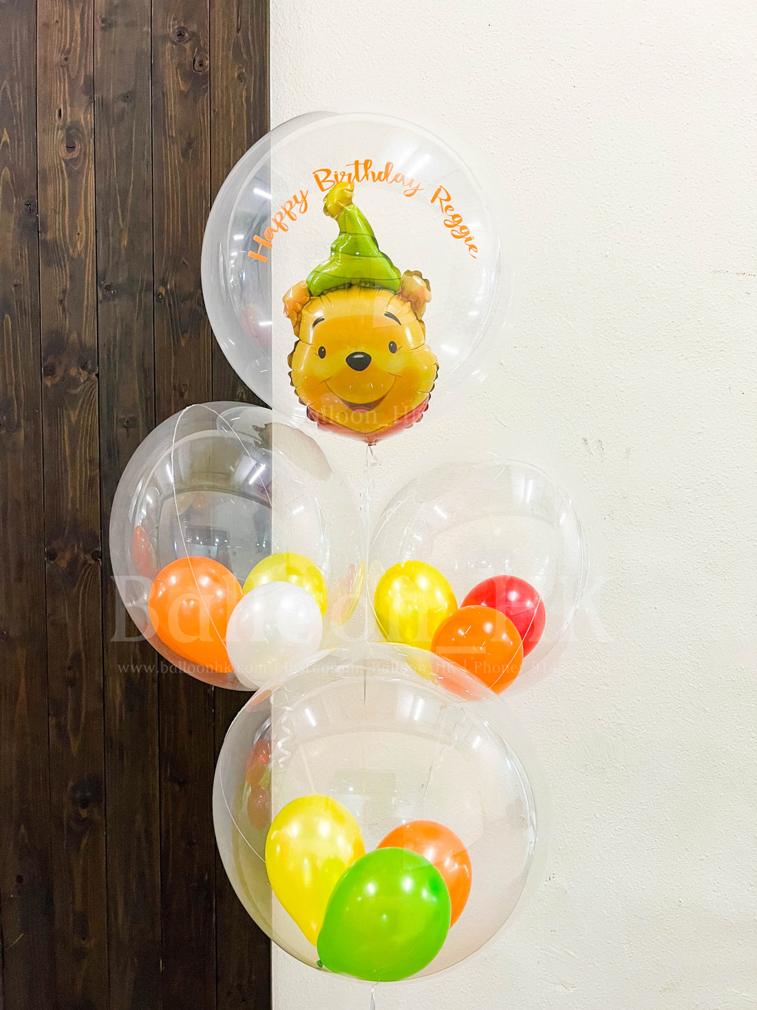 小熊維尼氣球｜兒童生日氣球｜卡通氣球｜Balloon HK