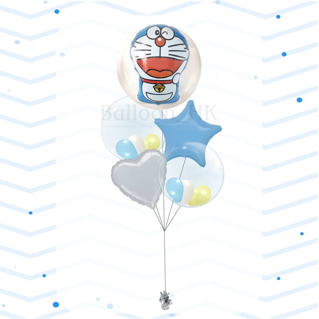 哆啦A夢氣球｜兒童生日氣球｜卡通氣球｜BalloonHK