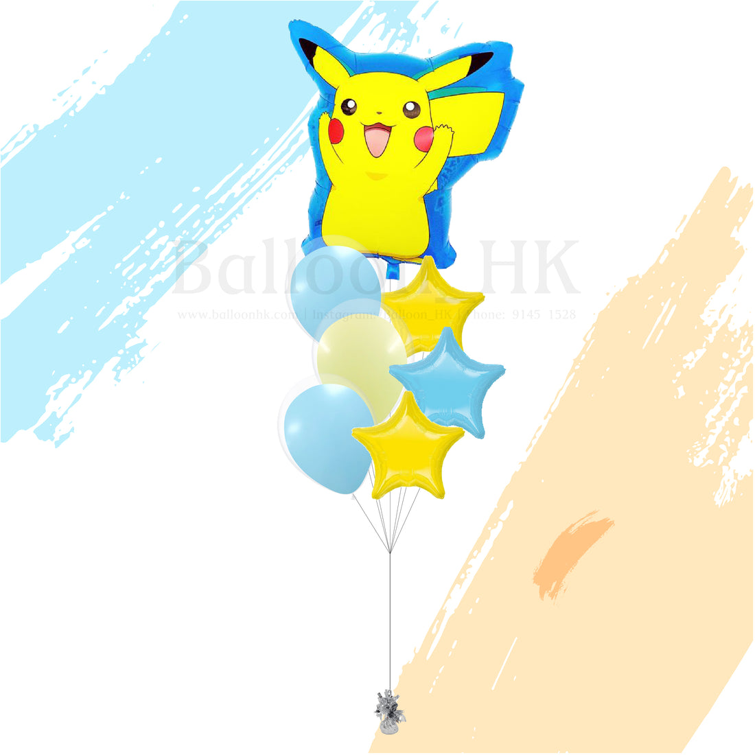 比卡超氣球｜兒童派對氣球｜派對氣球｜Balloon HK