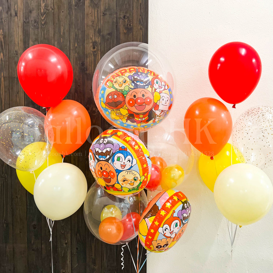 麵包超人氣球｜兒童派對氣球｜卡通氣球｜Balloon HK
