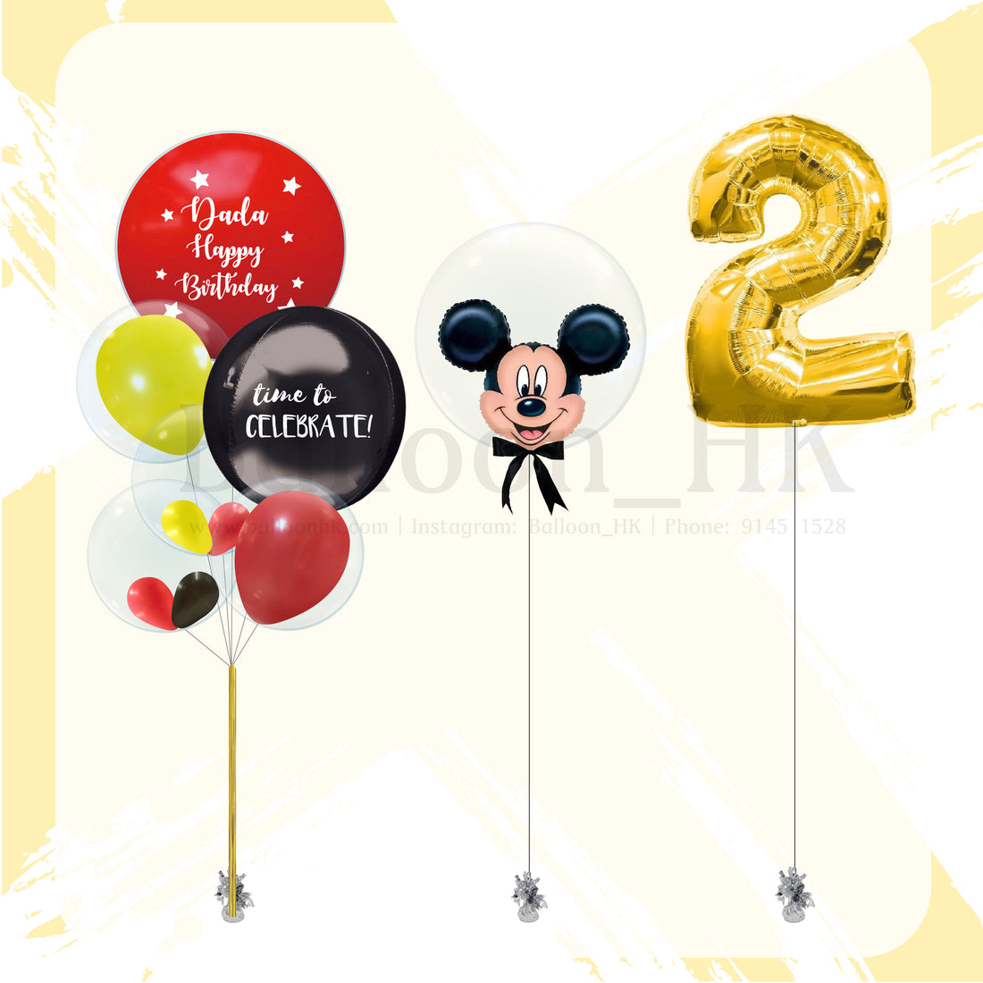 米奇氣球｜兒童生日氣球｜卡通氣球｜Balloon HK