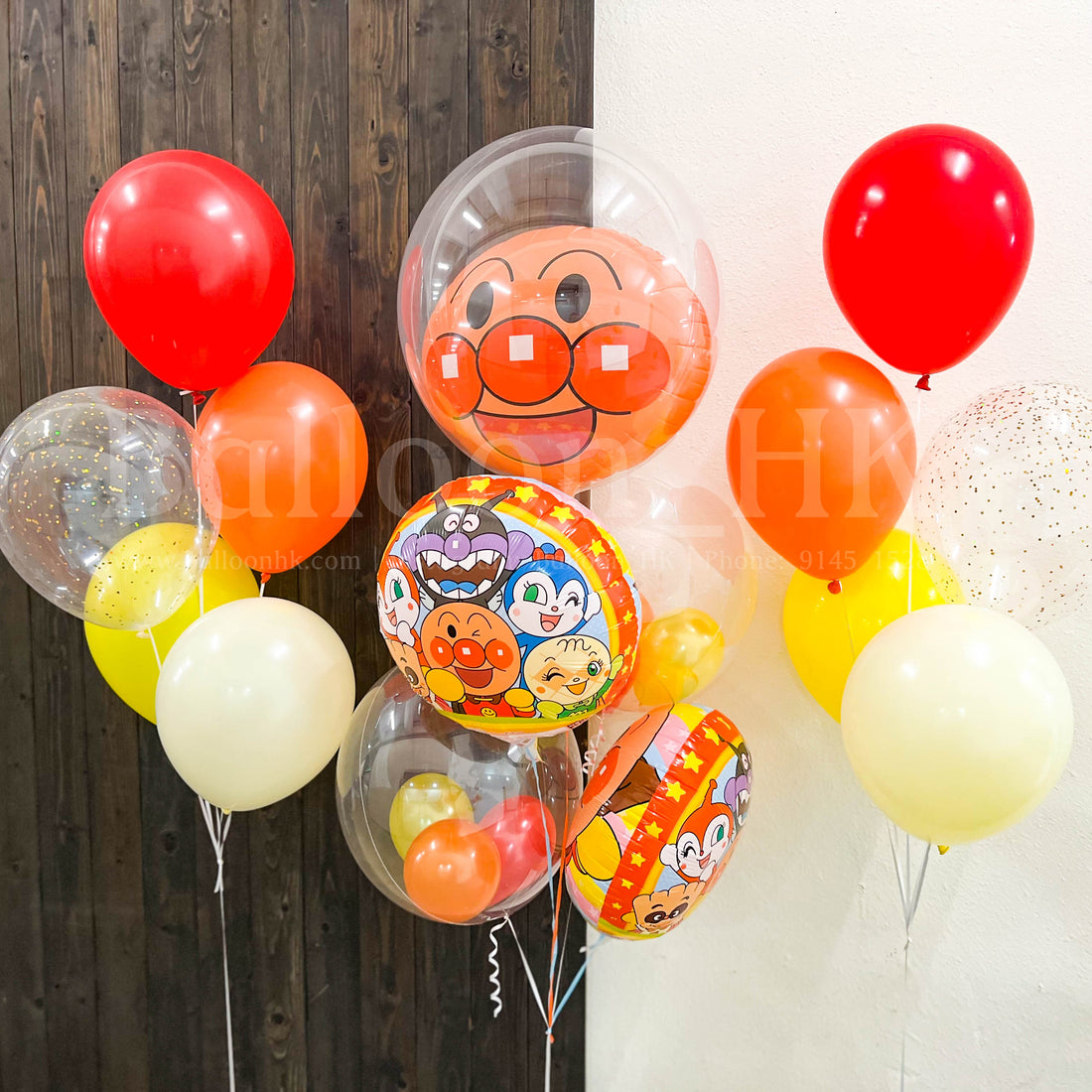 麵包超人氣球｜兒童派對氣球｜卡通氣球｜Balloon HK