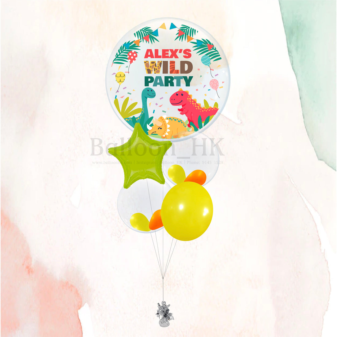 兒童生日氣球｜兒童派對氣球｜恐龍氣球｜Balloon HK