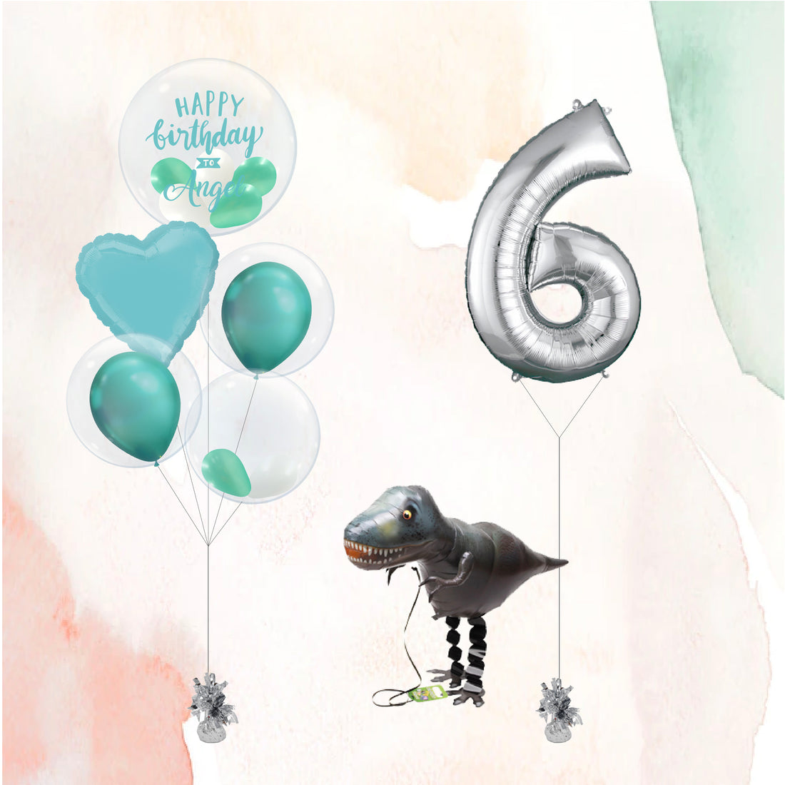 兒童生日氣球｜兒童派對氣球｜恐龍氣球｜Balloon HK