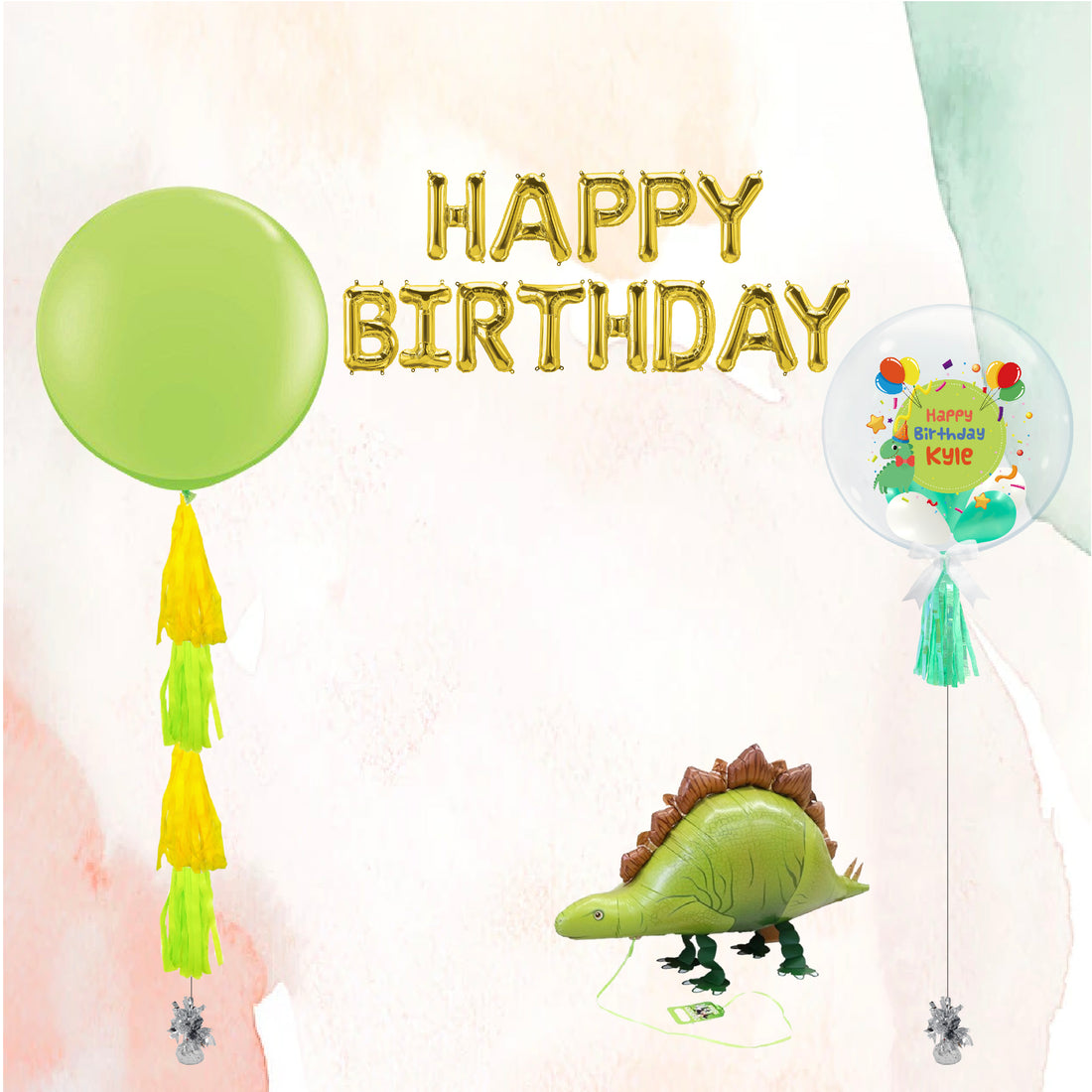 兒童生日氣球｜兒童派對氣球｜恐龍氣球｜Balloon HK