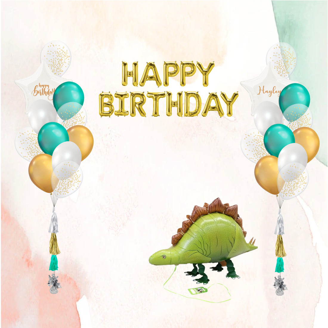 兒童生日氣球｜兒童派對｜恐龍氣球｜BalloonHK