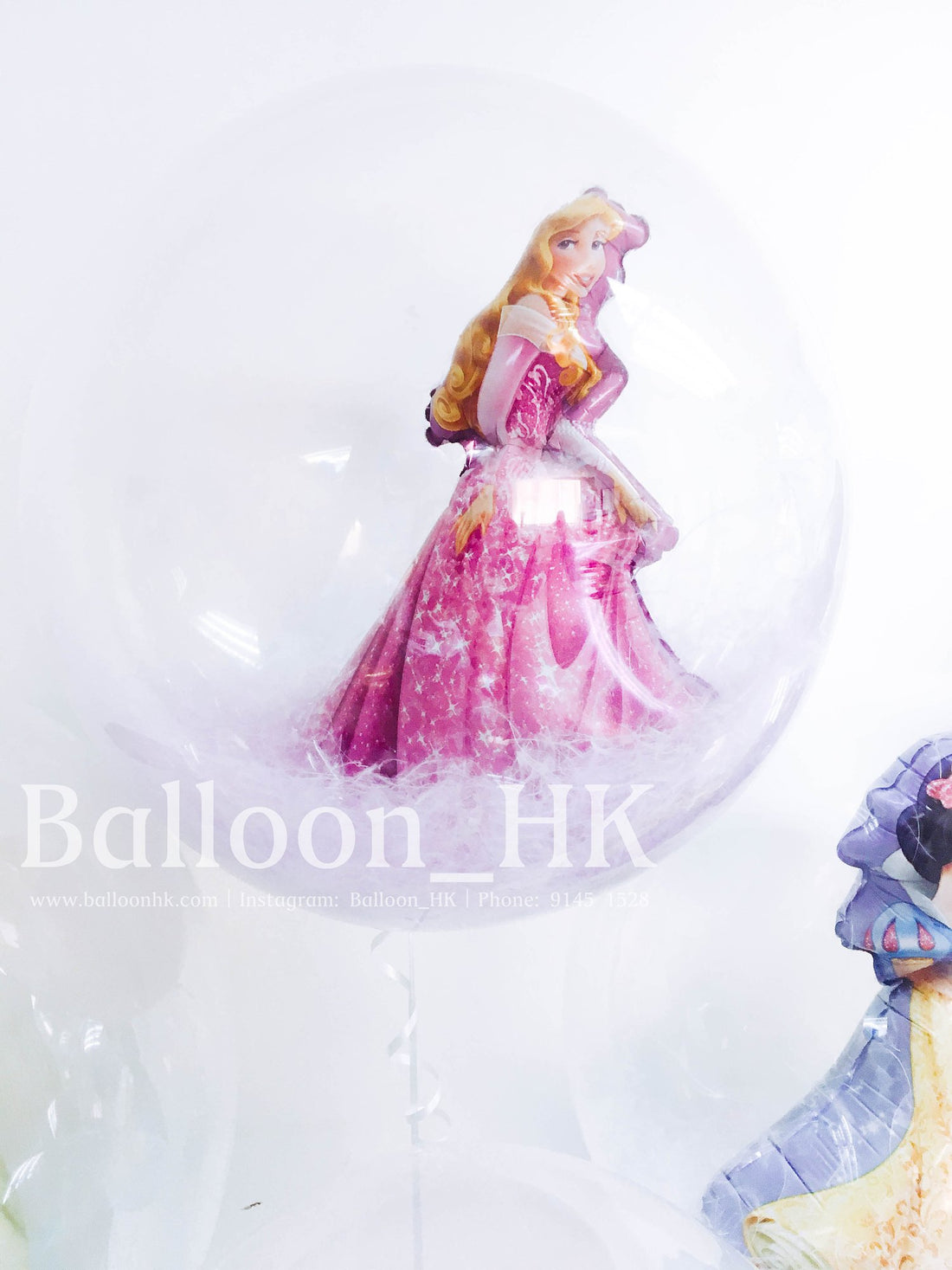 睡美人氣球｜兒童派對氣球｜卡通氣球｜Balloon HK