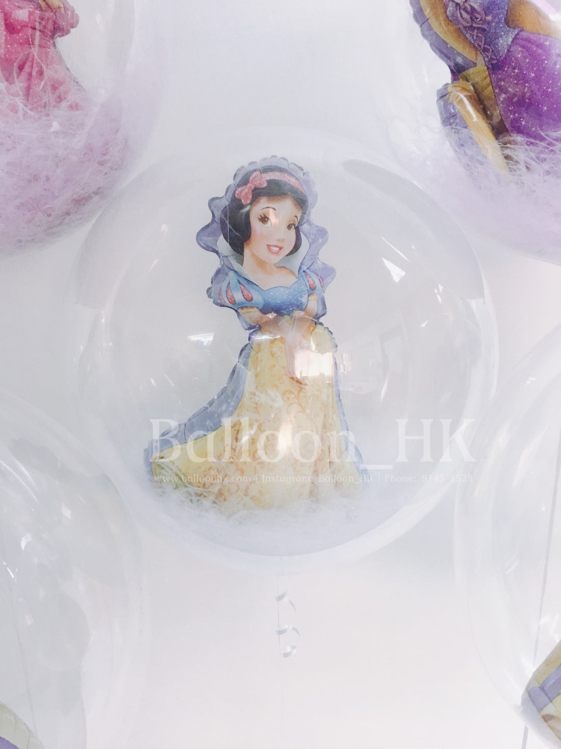 白雪公主氣球｜兒童派對氣球｜卡通氣球｜Balloon HK