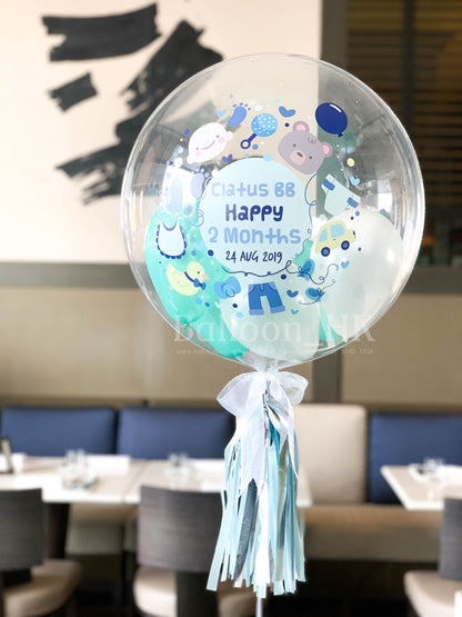 水晶波中波｜Message氣球｜BB氣球｜ BALLOON HK 氣球專門店