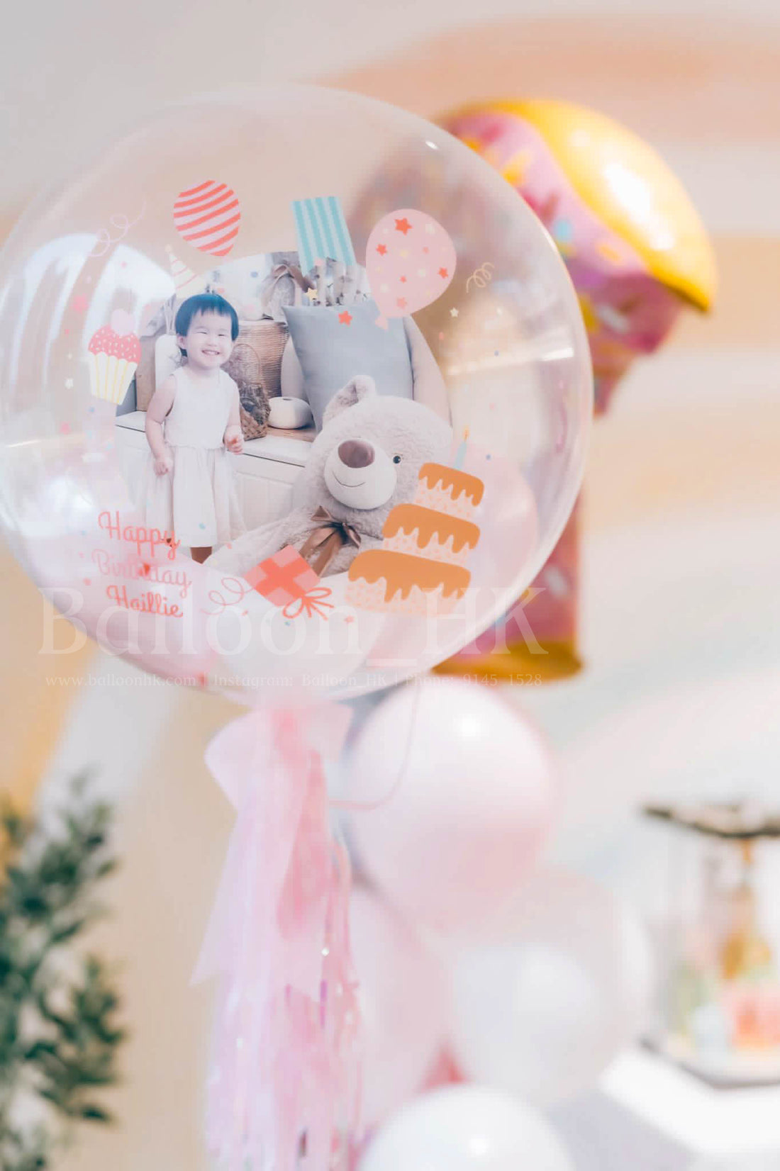 水晶波中波｜BB相片氣球｜ BALLOON HK 氣球專門店
