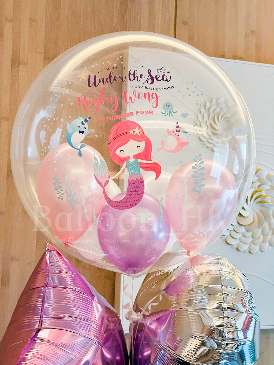 水晶波中波|生日氣球| BALLOON HK 氣球專門店