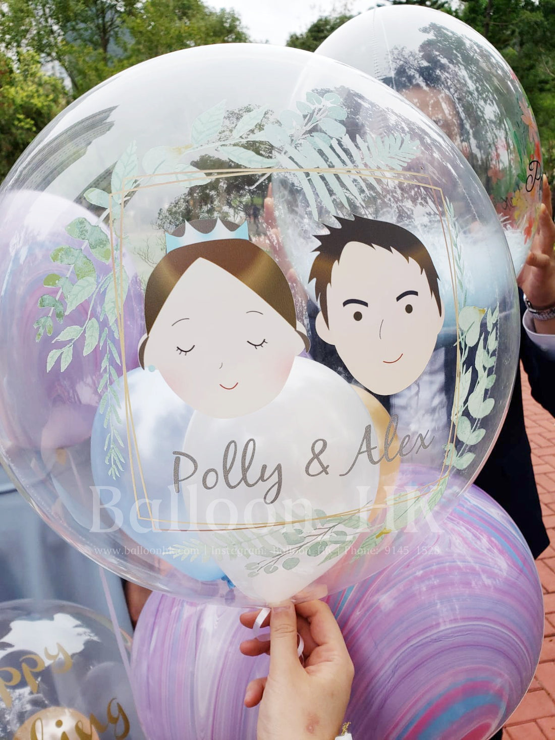 水晶波中波｜ 婚禮氣球｜BALLOON HK 氣球專門店