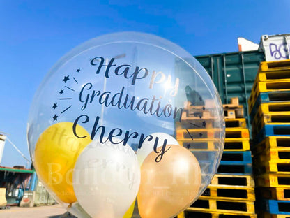 水晶波中波｜ 畢業氣球｜ Message氣球｜ BALLOON HK 氣球專門店