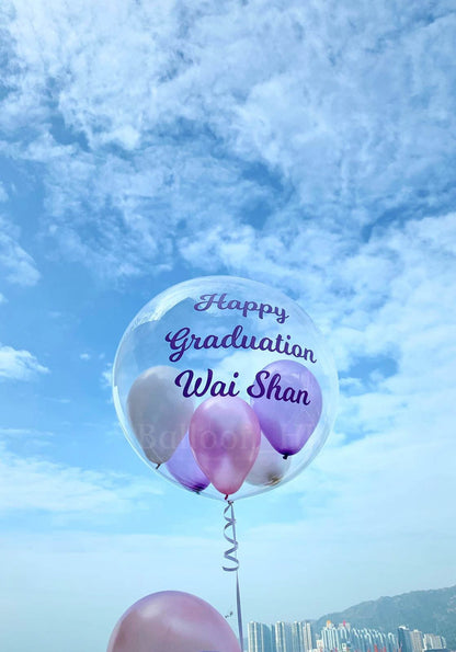 水晶波中波｜ 畢業氣球｜ Message氣球｜ BALLOON HK 氣球專門店