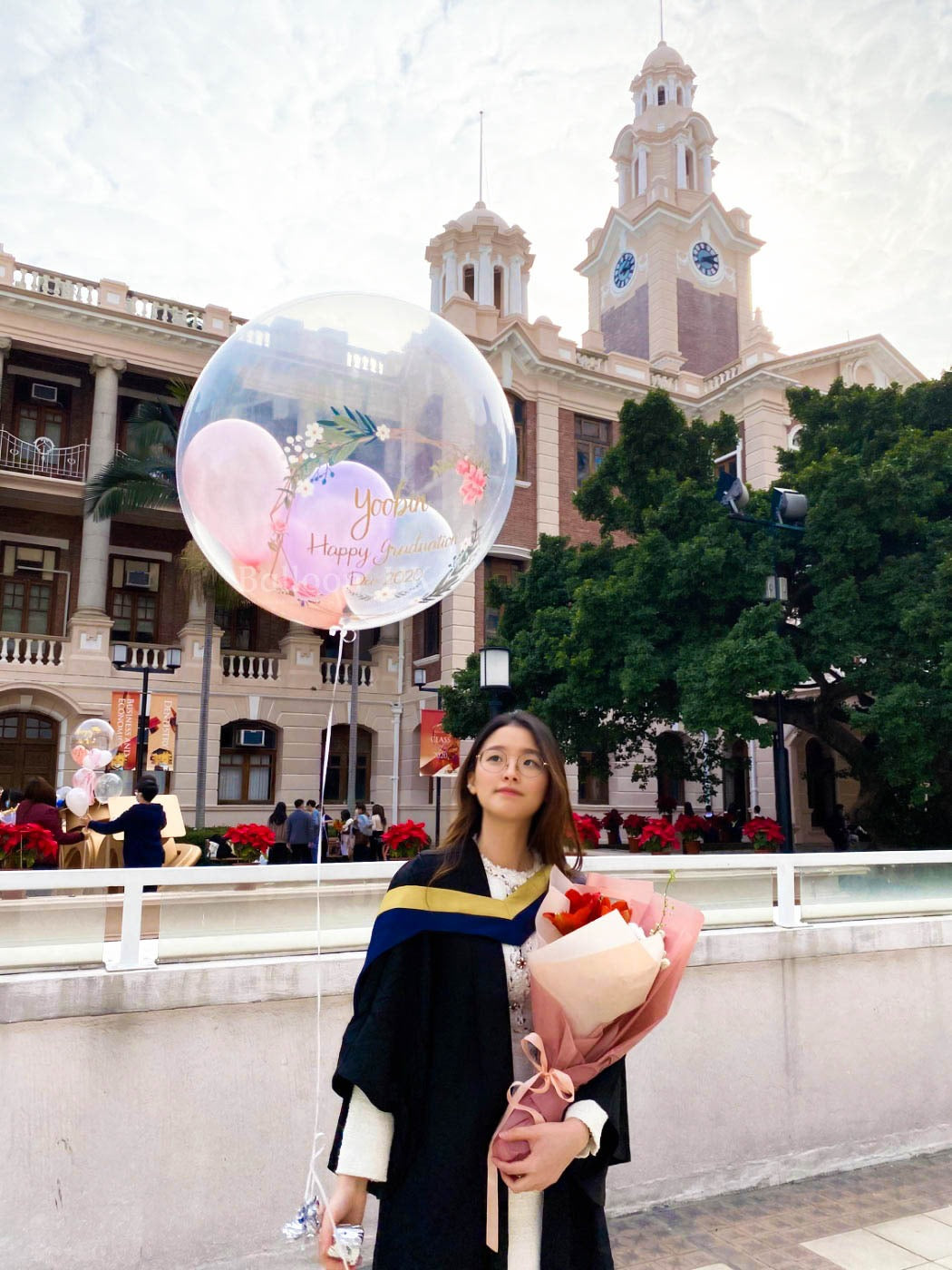 水晶波中波｜畢業氣球｜ Message氣球｜BALLOON HK 氣球專門店