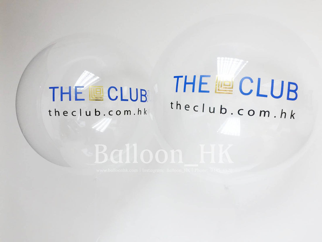 透明氣球｜Logo印刷氣球｜BALLOON HK 氣球專門店