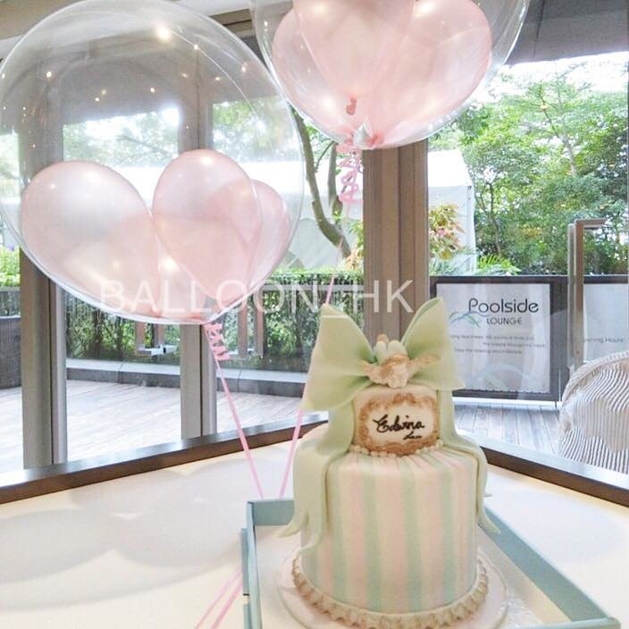 透明波中波｜小氣球｜BALLOON HK 氣球專門店