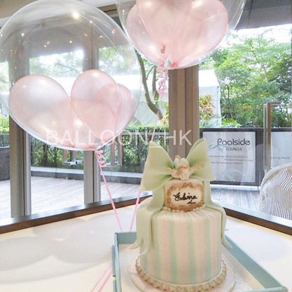 透明波中波｜小氣球｜BALLOON HK 氣球專門店