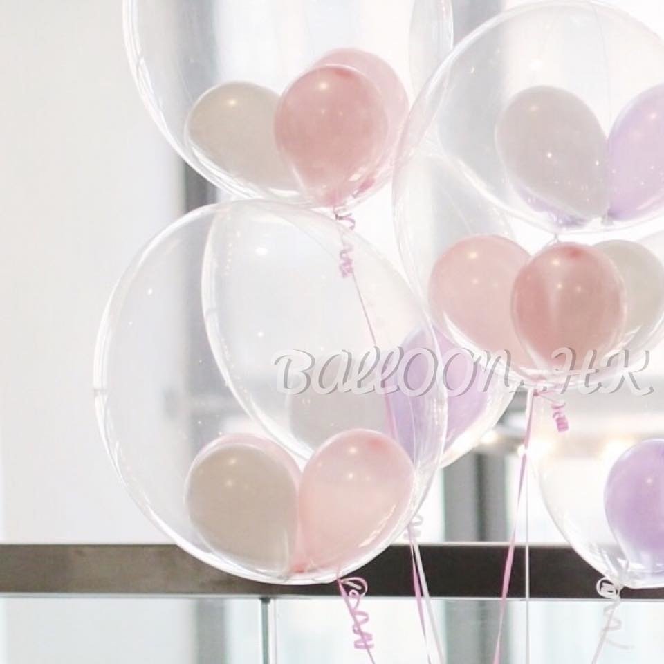透明波中波｜小氣球｜BALLOON HK 氣球專門店