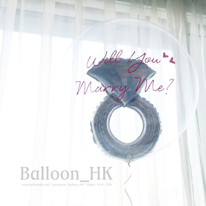透明氣球｜求婚氣球｜ Message氣球｜ BALLOON HK 氣球專門店
