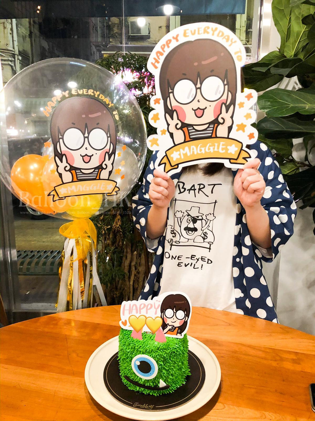 水晶波中波｜相片氣球｜生日氣球｜ BALLOON HK 氣球專門店