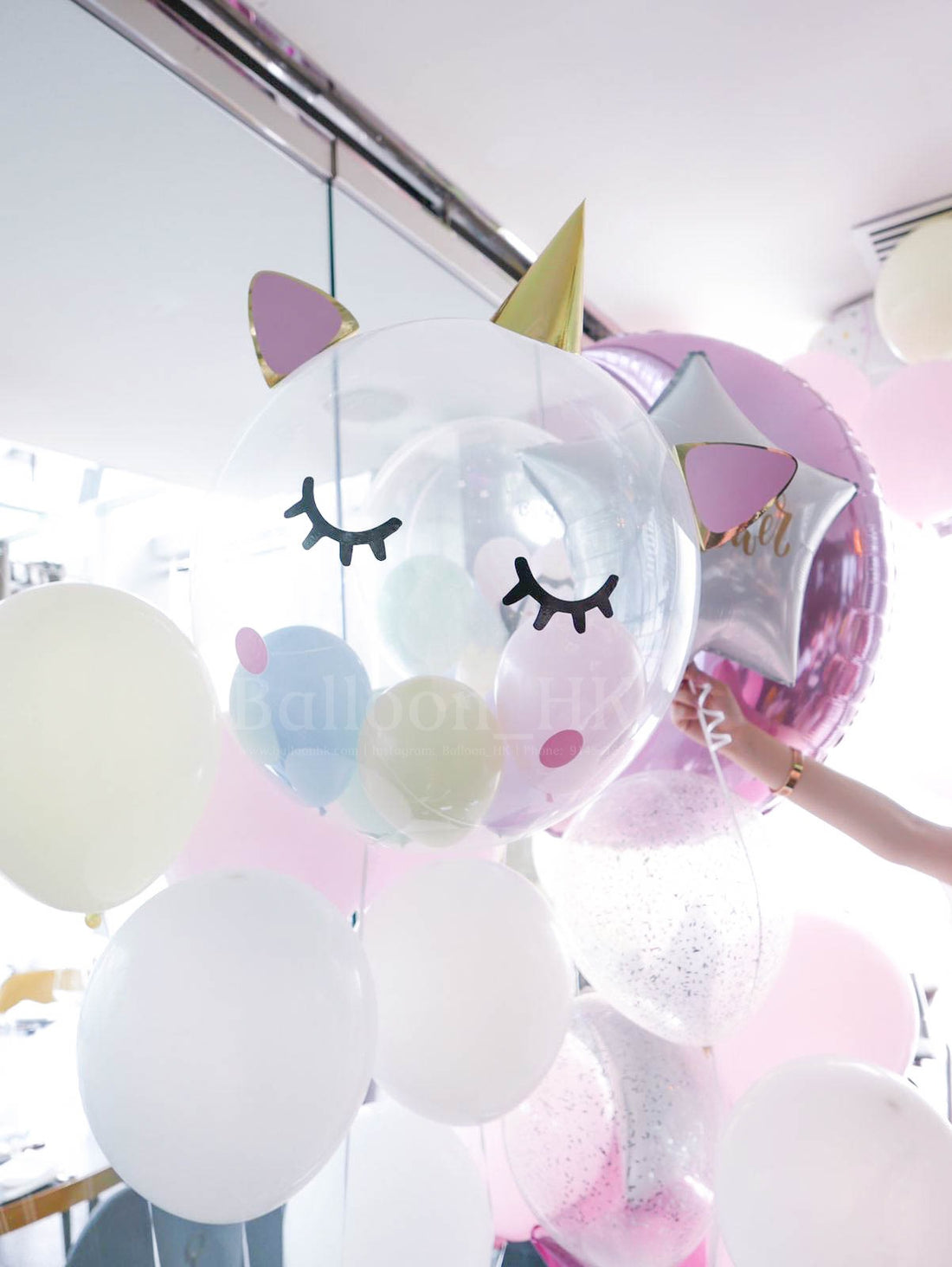 兒童派對氣球｜Unicorn氣球｜獨角獸氣球｜BALLOON HK 氣球專門店