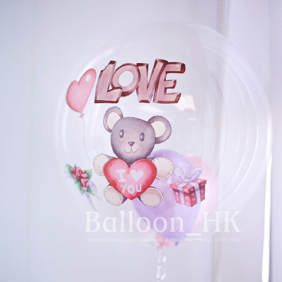 水晶波中波|情人節氣球| BALLOON HK 氣球專門店