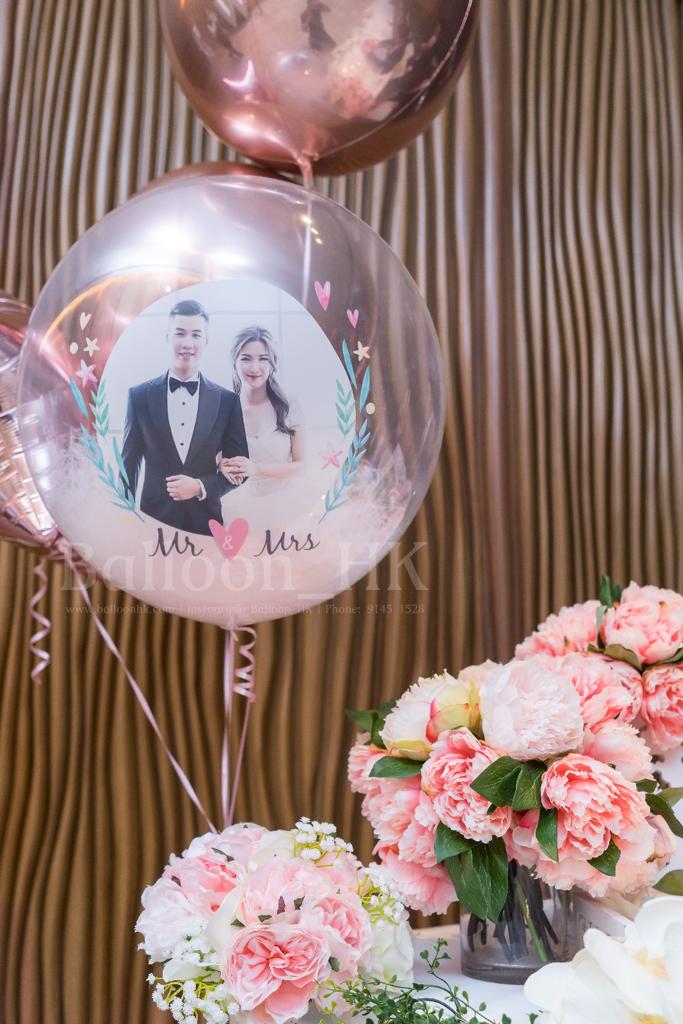 透明羽毛氣球｜婚禮氣球｜BALLOON HK 氣球專門店