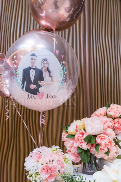 透明羽毛氣球｜婚禮氣球｜BALLOON HK 氣球專門店