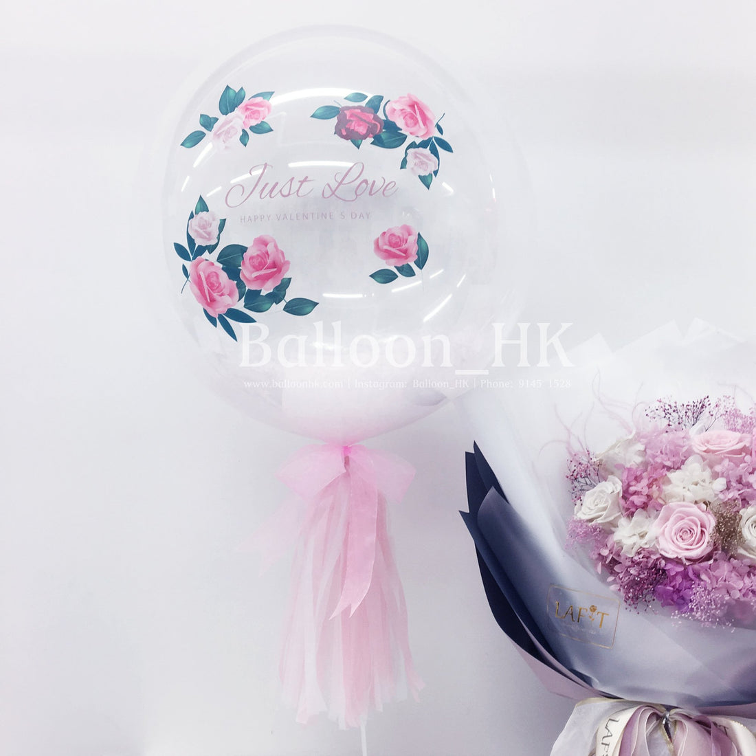 透明羽毛氣球｜情人節氣球｜ Message氣球｜BALLOON HK 氣球專門店
