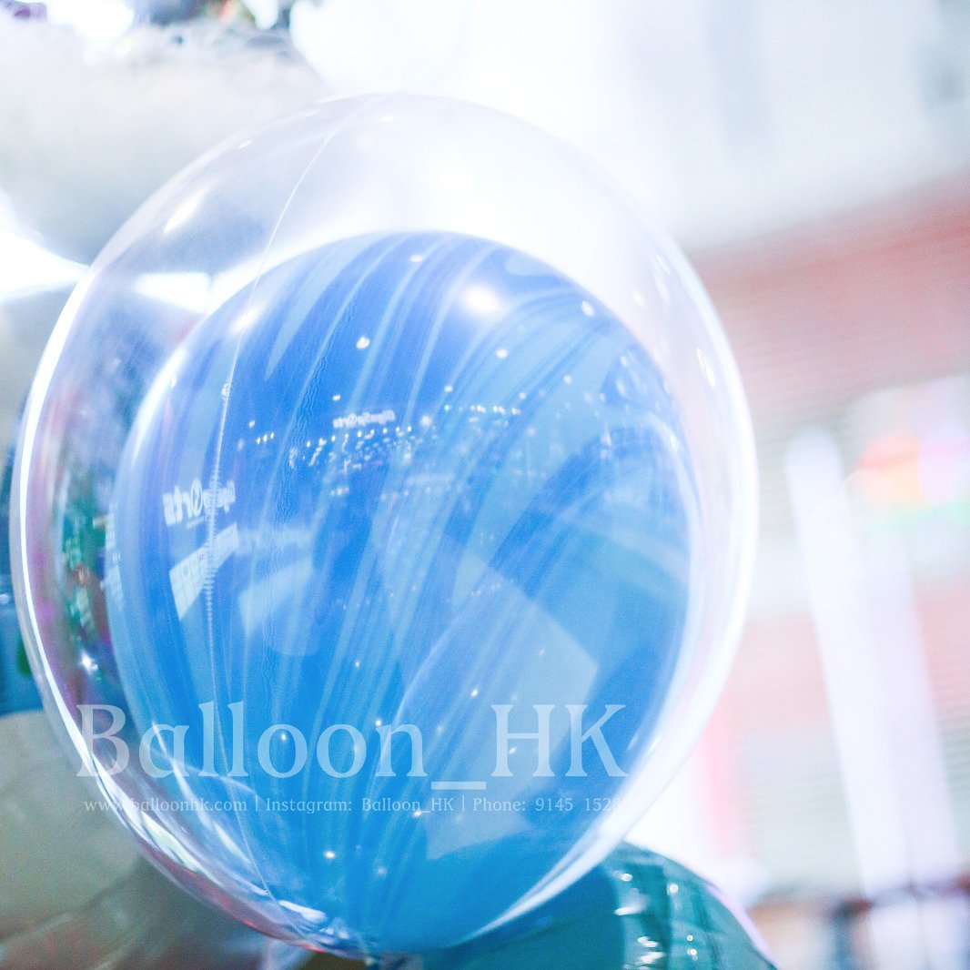 水晶波中橡膠｜ BALLOON HK 氣球專門店