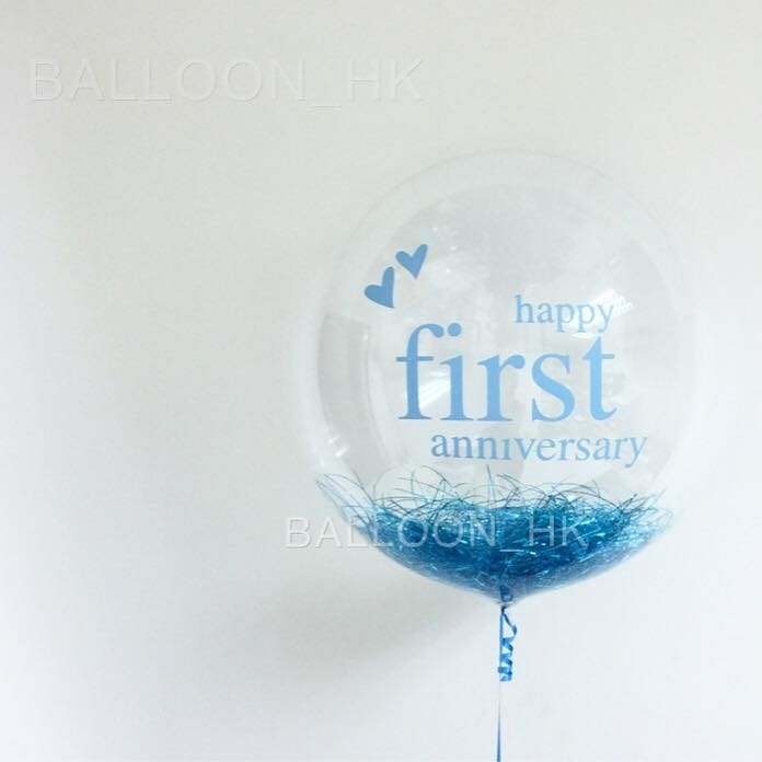 透明閃閃氣球｜紀念日氣球｜ BALLOON HK 氣球專門店