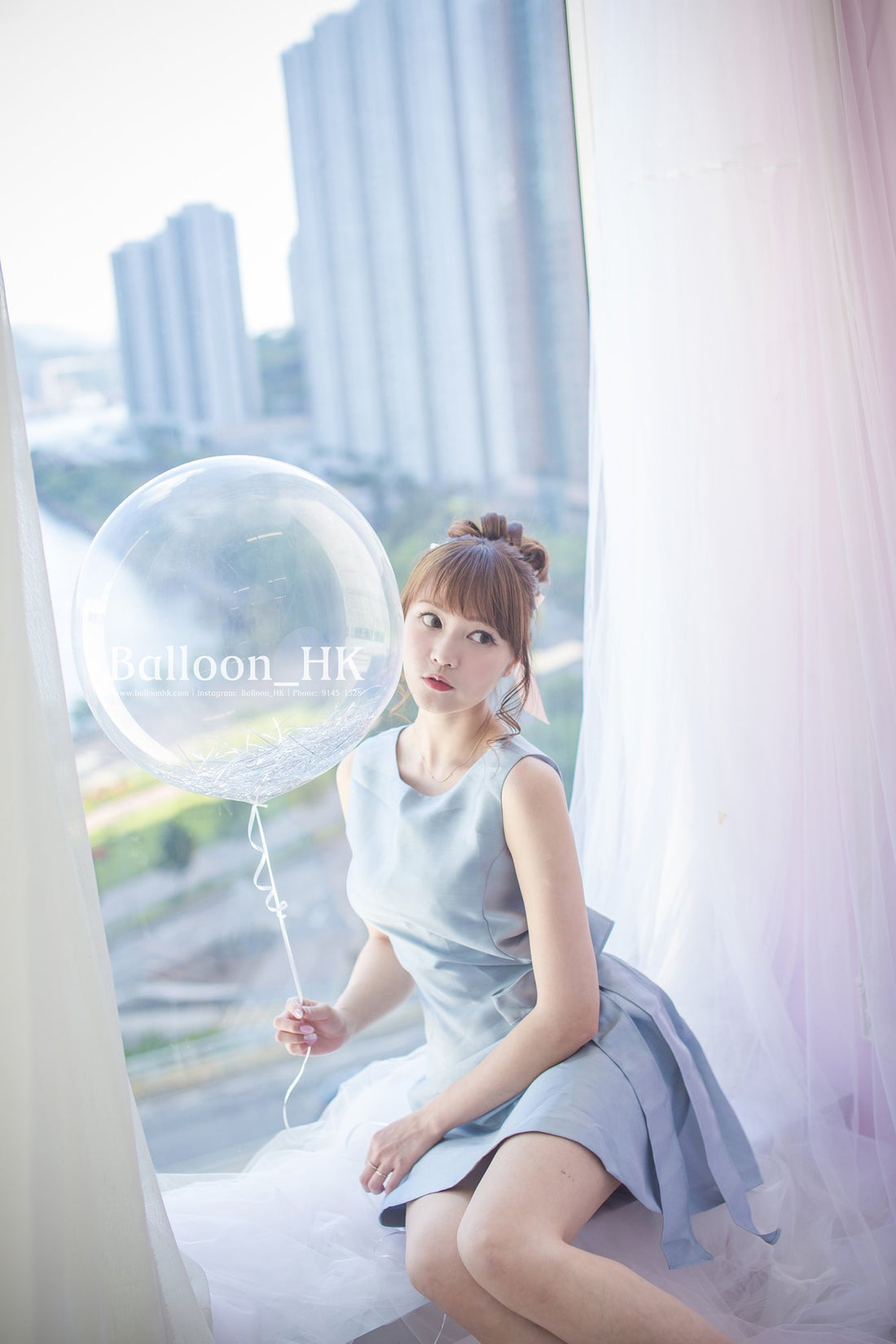 透明閃閃波｜ BALLOON HK 氣球專門店