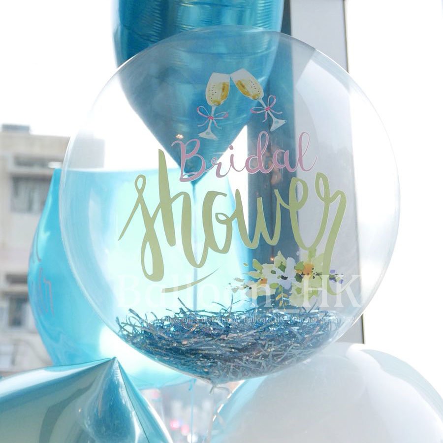 Message氣球｜透明閃閃氣球｜BALLOON HK 氣球專門店