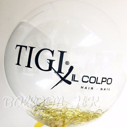 透明閃閃氣球｜Logo印刷氣球｜ BALLOON HK 氣球專門店