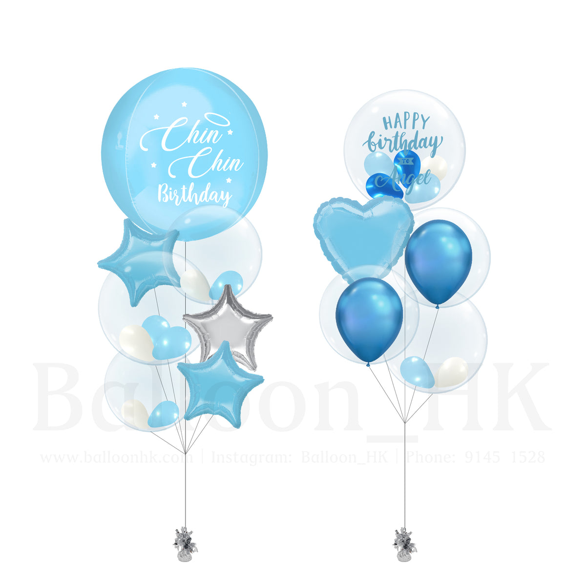 女神氣場｜高端奢華生日氣球束｜玫瑰金
