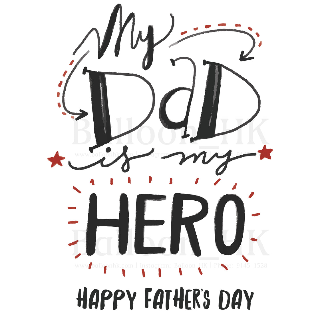 彩印 Template - 父親節