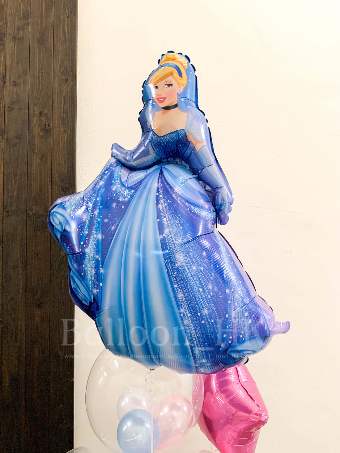 灰姑娘氣球｜兒童派對氣球｜迪士尼氣球｜BalloonHK