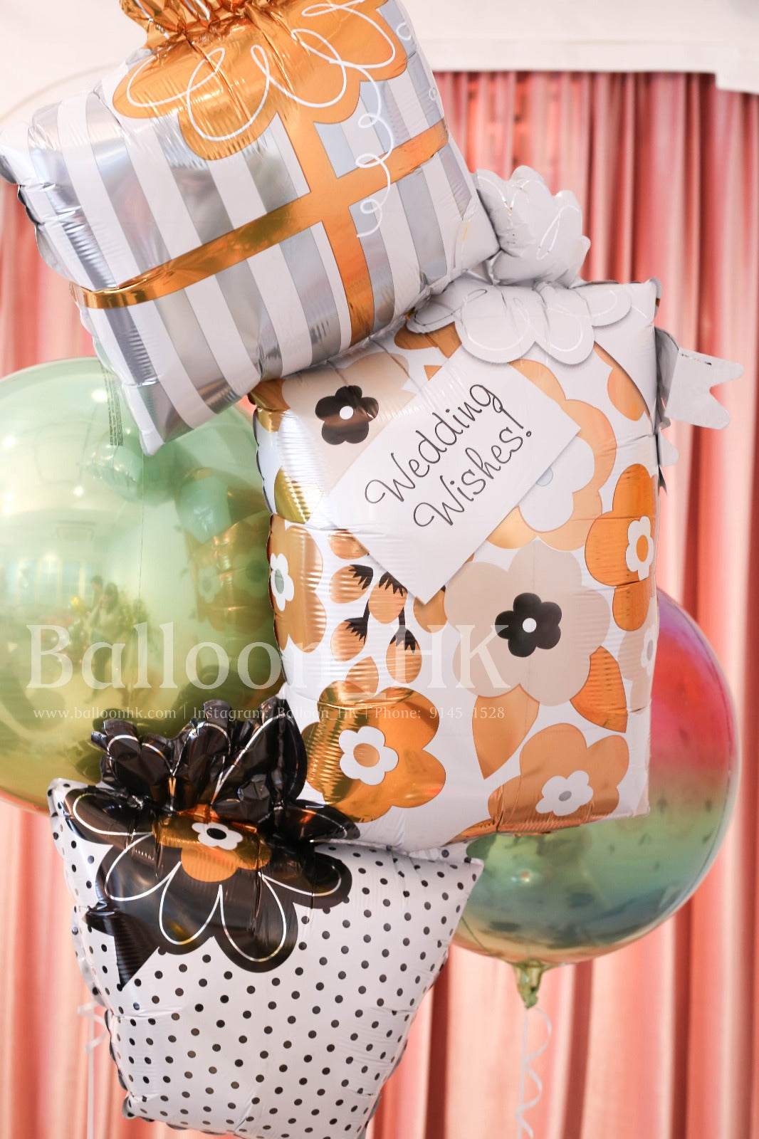 Wedding Wishes氣球 ｜氫氣球｜氦氣球｜錫紙氣球| BalloonHK 