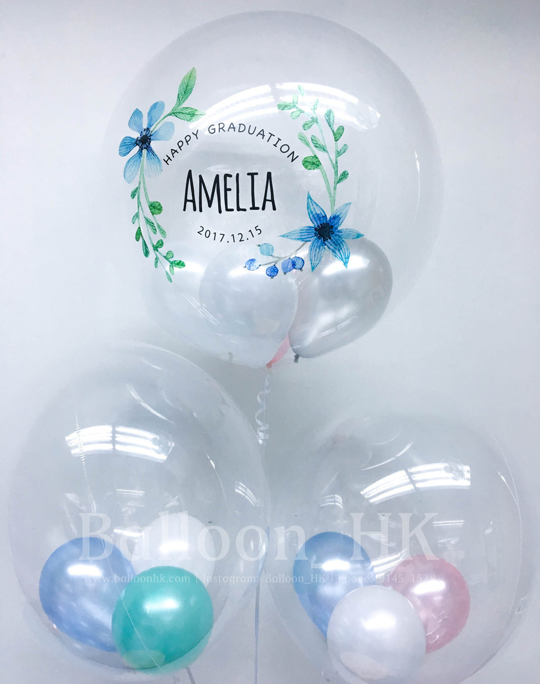畢業氣球｜Message氣球｜水晶波中波｜BALLOON HK 氣球專門店