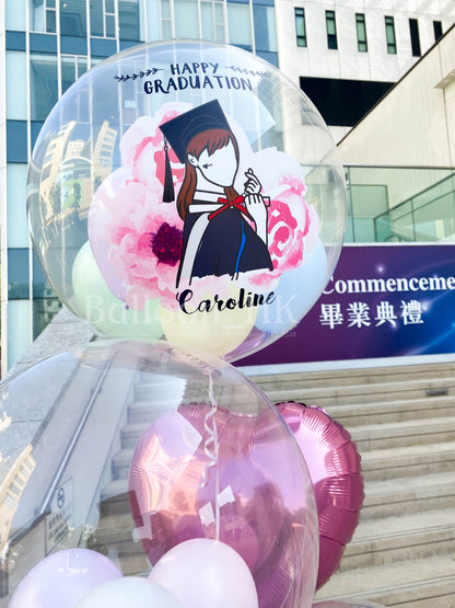 畢業氣球｜Message氣球｜透明波中波｜BALLOONHK 氣球專門店
