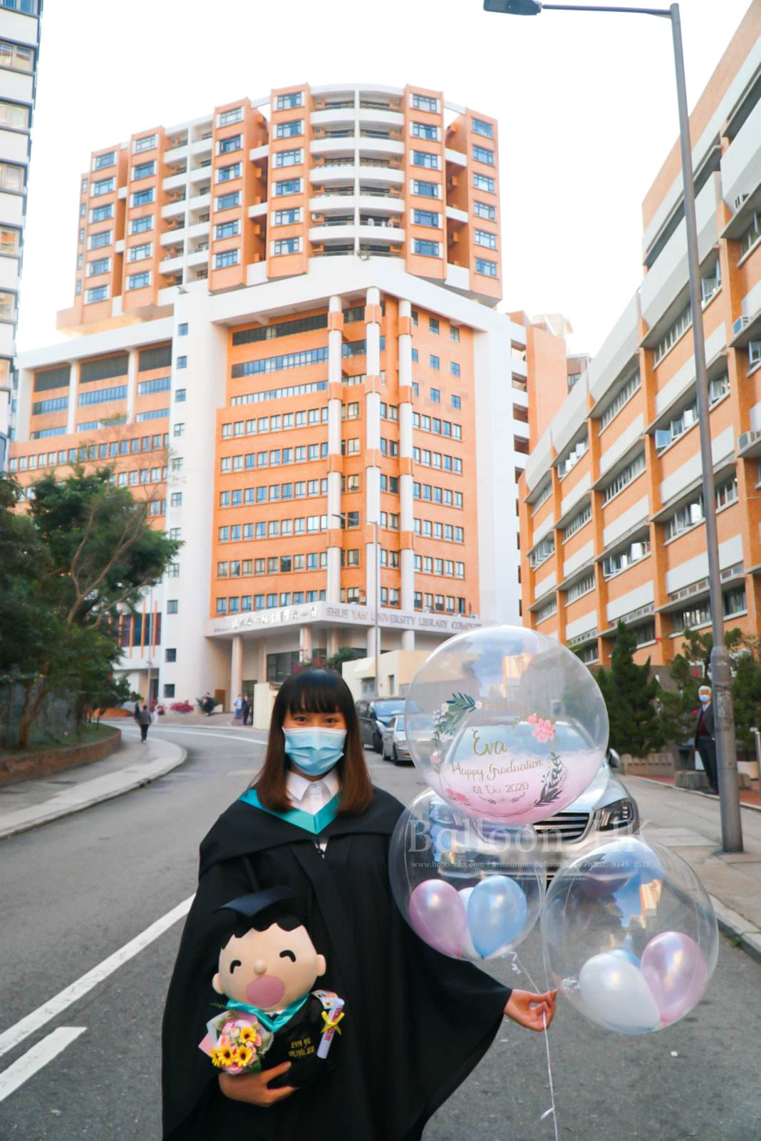 畢業氣球｜Message氣球｜透明羽毛氣球｜BALLOONHK 氣球專門店