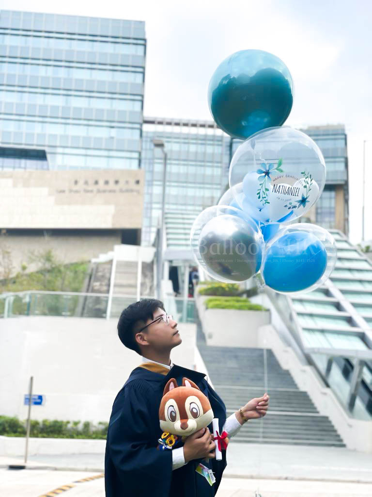畢業氣球｜Message氣球｜水晶波中波｜BALLOON HK 氣球專門店