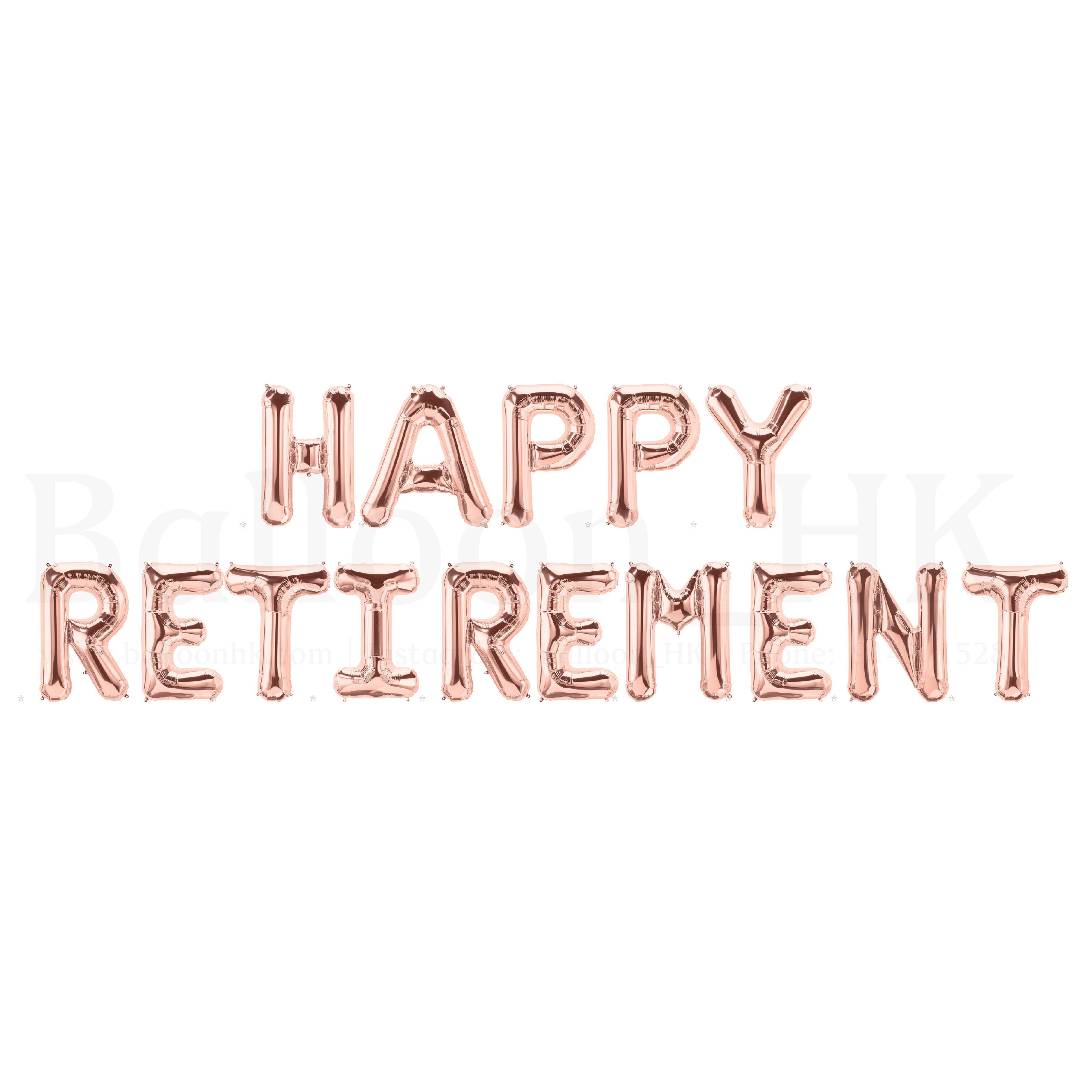14&quot; 字母 - HAPPY RETIREMENT