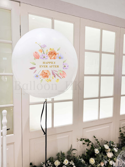 JPP01 - 彩印大氣球  - 婚禮款 (一對)