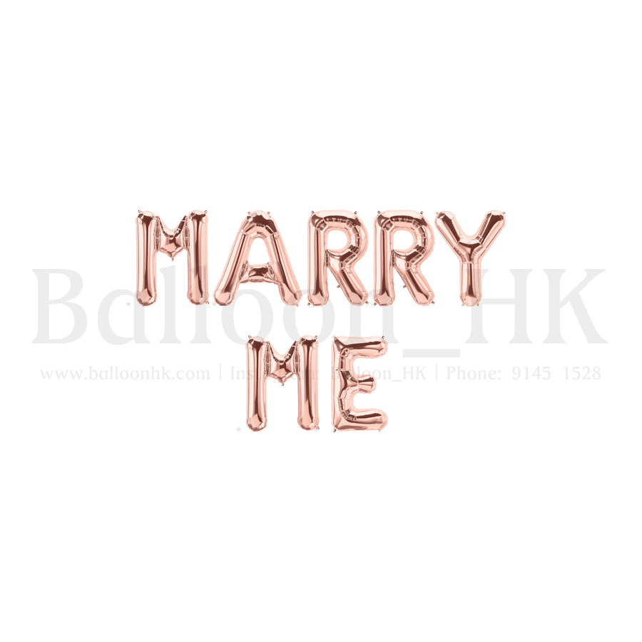 14" 字母 - Marry Me