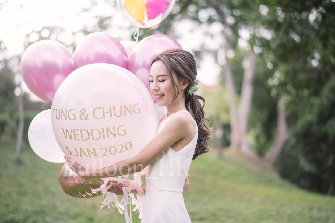婚前拍攝氣球｜婚禮氣球｜婚禮佈置｜BALLOON HK 氣球專門店