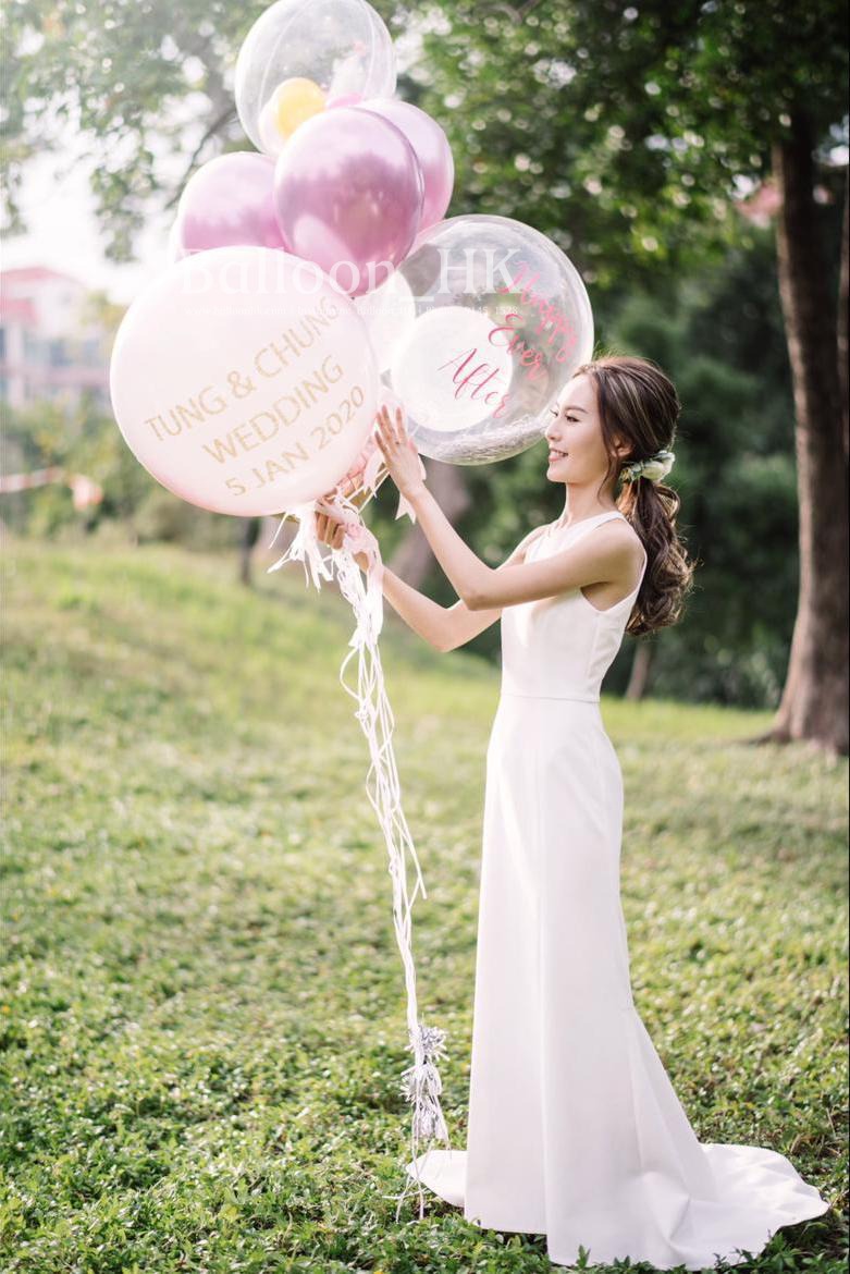 婚前拍攝氣球｜婚禮氣球｜婚禮佈置｜BALLOON HK 氣球專門店