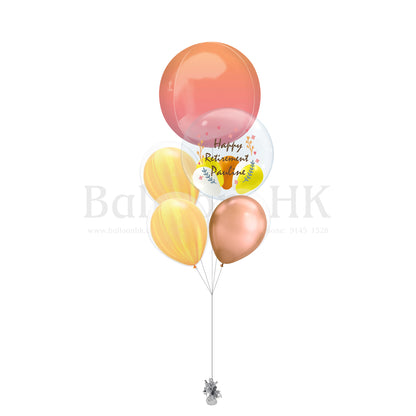 退休氣球｜退休禮物｜退休慶祝｜BALLOONHK 氣球專門店